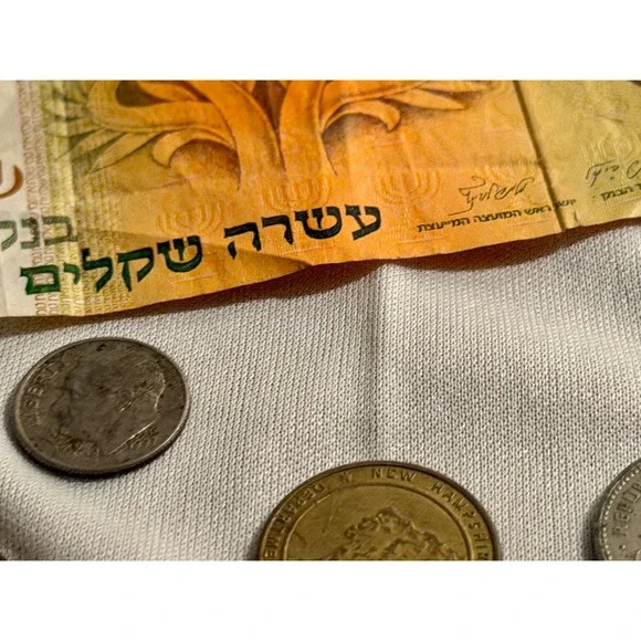 Vintage International Currency Lot  Israel Banknotes 1916 Penny 1962 Stamp - Picture 7 of 16